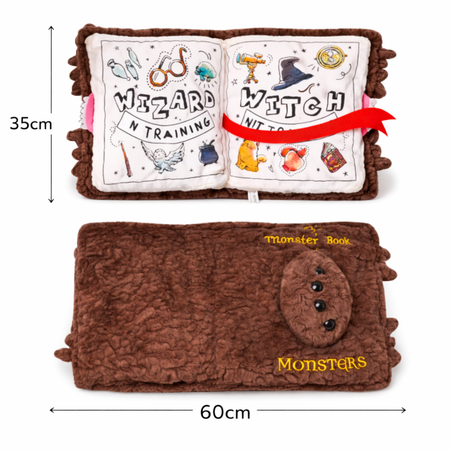 Almohada libro de los mounstruos